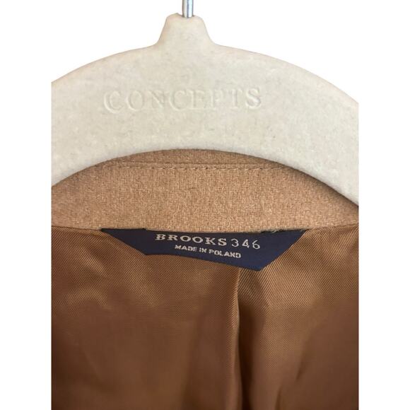Brooks Brothers 346 100% Camel Hair Wool Tan Sport Coat Blazer  46L Long** - Picture 6 of 9
